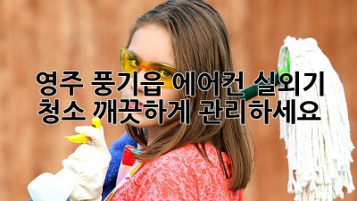 영주 풍기읍 에어컨 실외기 청소, 깨끗하게 관리하세요!